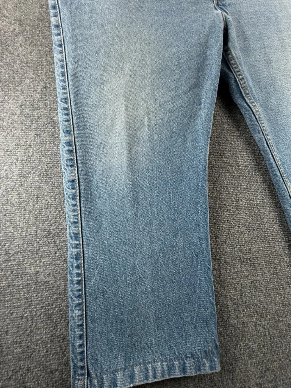 VTG Levis 886 Leather Tab Denim Jeans Men 1986 Blue Pockets Adult ACTL 45X25